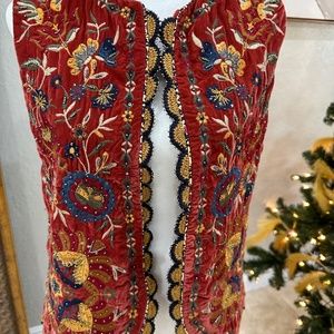 Embroidered Vest